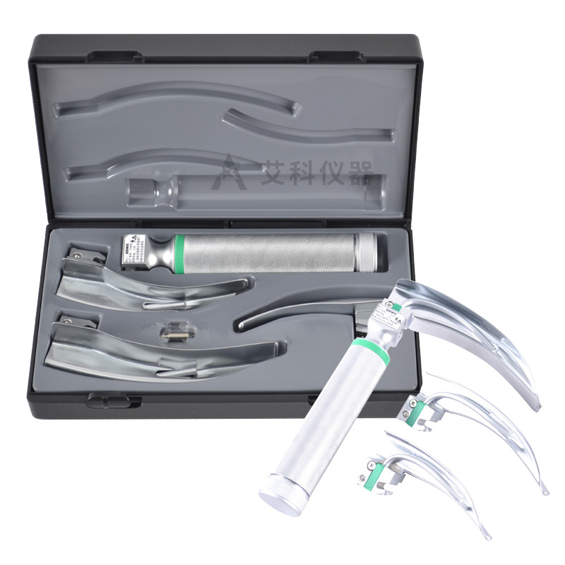 上海躍進麻醉咽喉鏡不銹鋼間接喉鏡