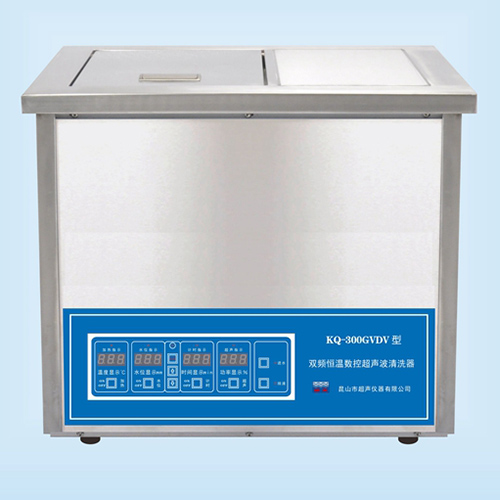 KQ-300GVDV臺(tái)式雙頻恒溫?cái)?shù)控超聲波清洗器超聲波清洗機(jī)